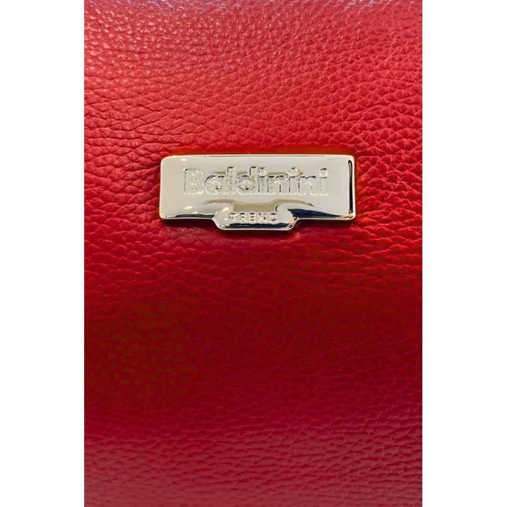 Baldinini Trend Red Leather Women Handbag | Regal Royce