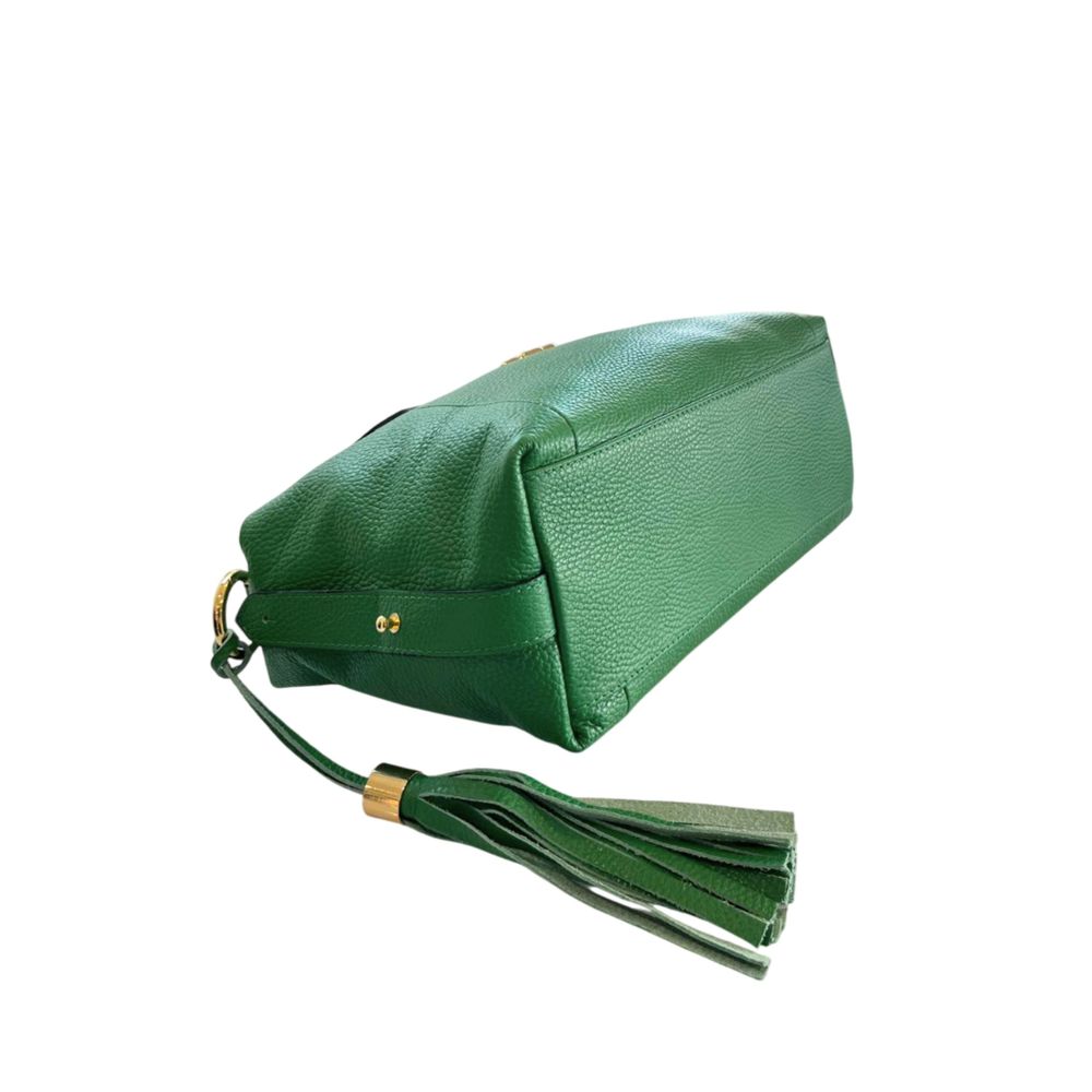 Baldinini Trend Green Leather Women Handbag | Regal Royce