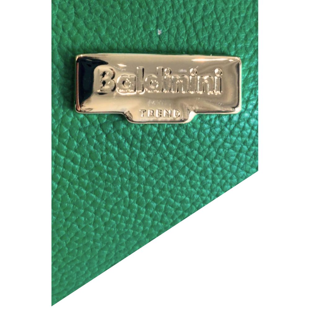 Baldinini Trend Green Leather Women Handbag | Regal Royce