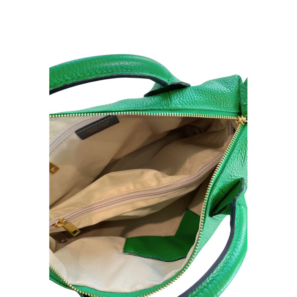 Baldinini Trend Green Leather Women Handbag | Regal Royce
