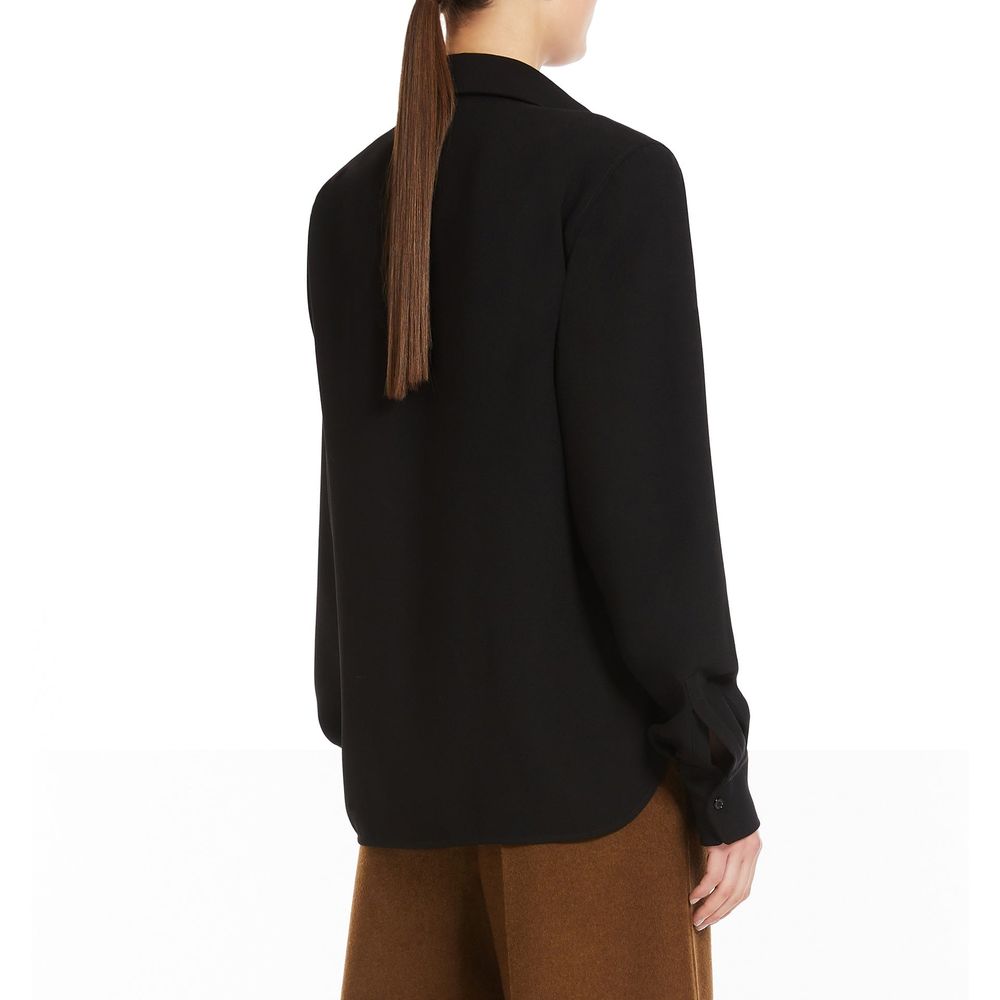Max Mara Black Cotton Shirt | Regal Royce