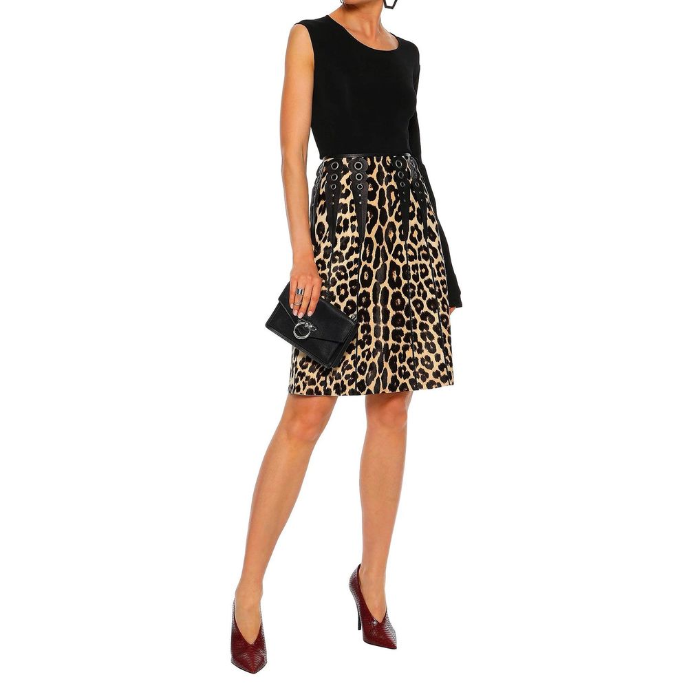 Bottega Veneta Brown Leather Midi Skirt | Regal Royce