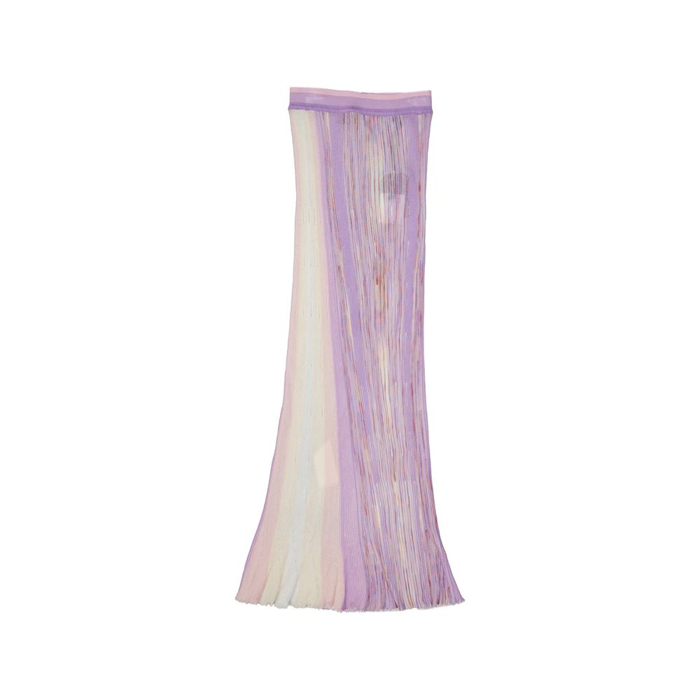 Missoni Purple Cotton Long Skirt | Regal Royce