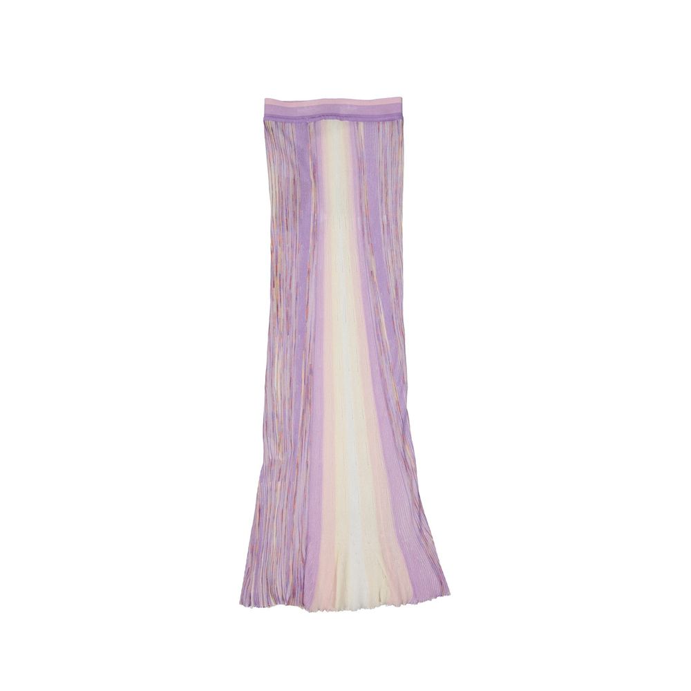 Missoni Purple Cotton Long Skirt | Regal Royce