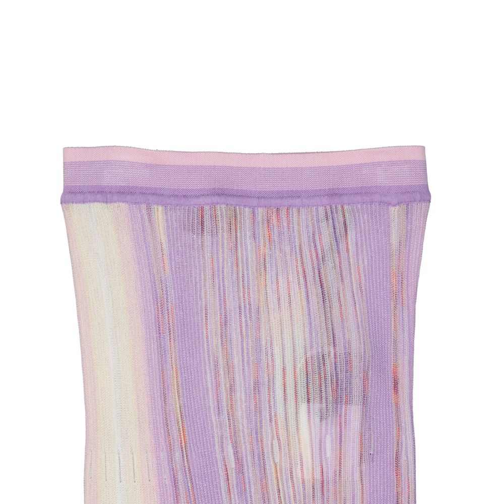 Missoni Purple Cotton Long Skirt | Regal Royce
