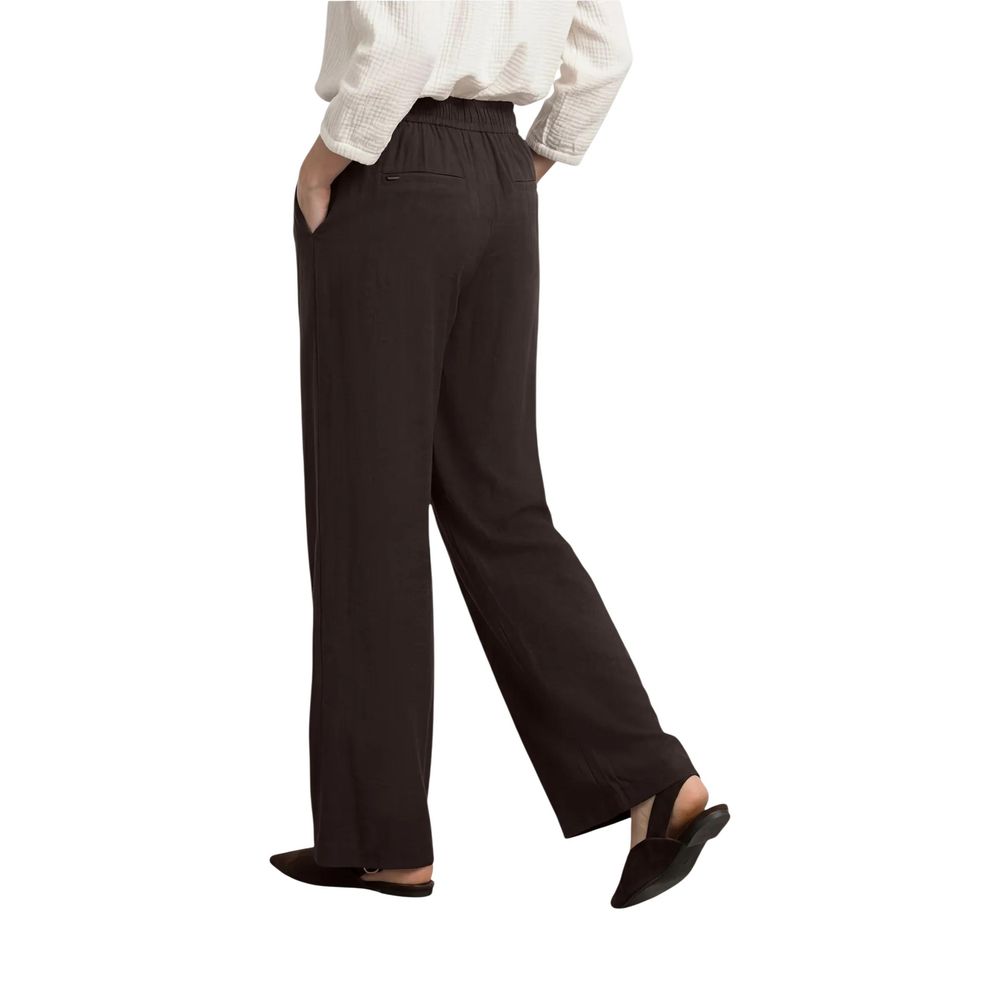 Street One Brown Viscose Casual Pants | Regal Royce