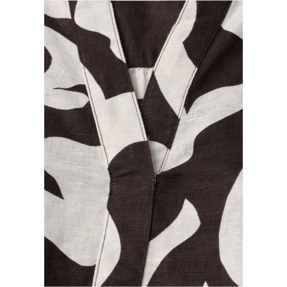 Street One Brown Linen Blouse | Regal Royce
