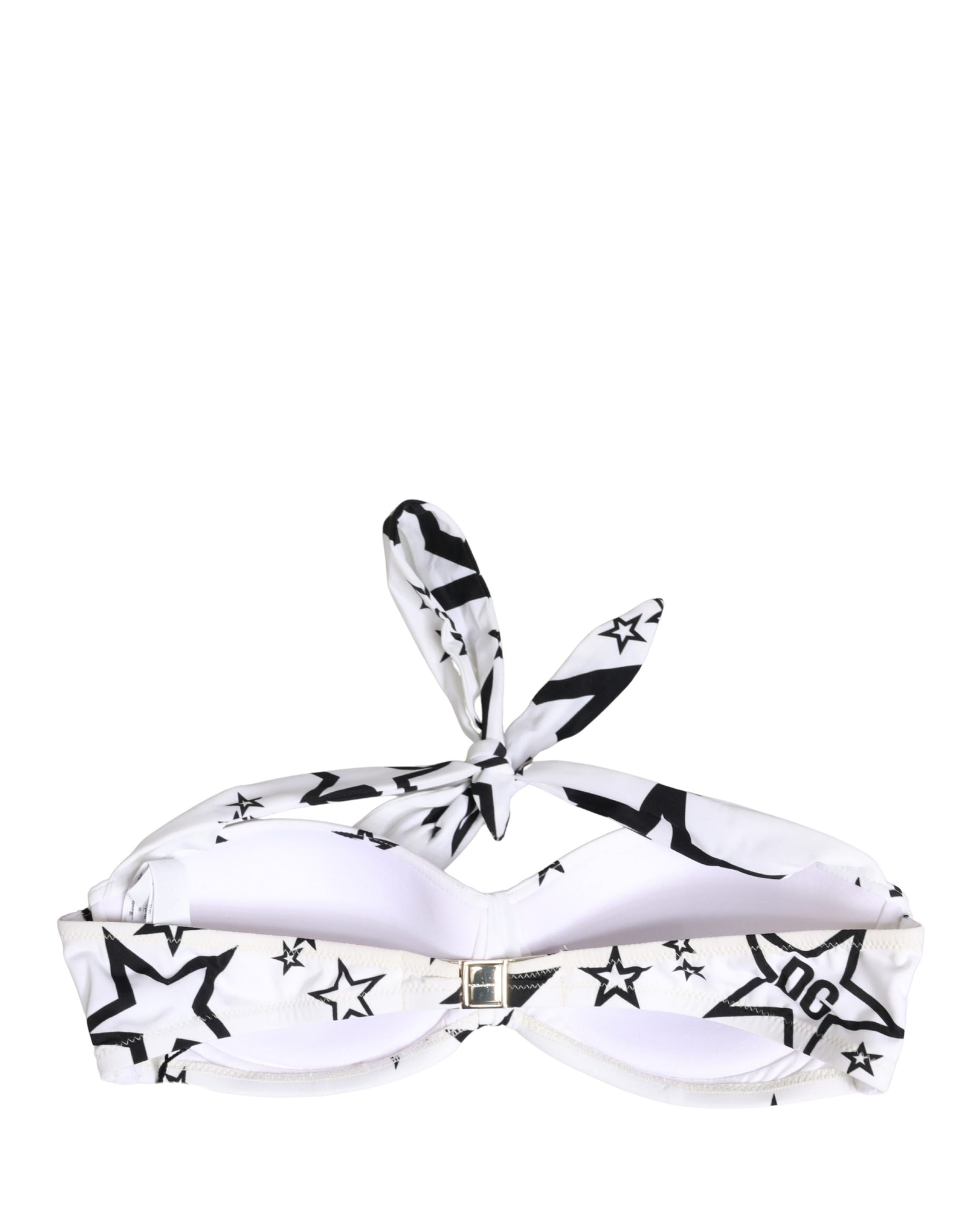 Dolce & Gabbana White Millennials Star Padded Bandeau Underwear | Regal Royce