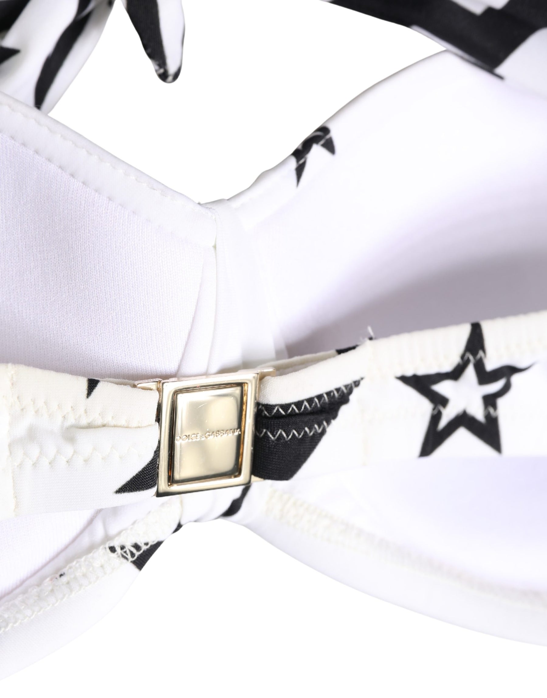 Dolce & Gabbana White Millennials Star Padded Bandeau Underwear | Regal Royce