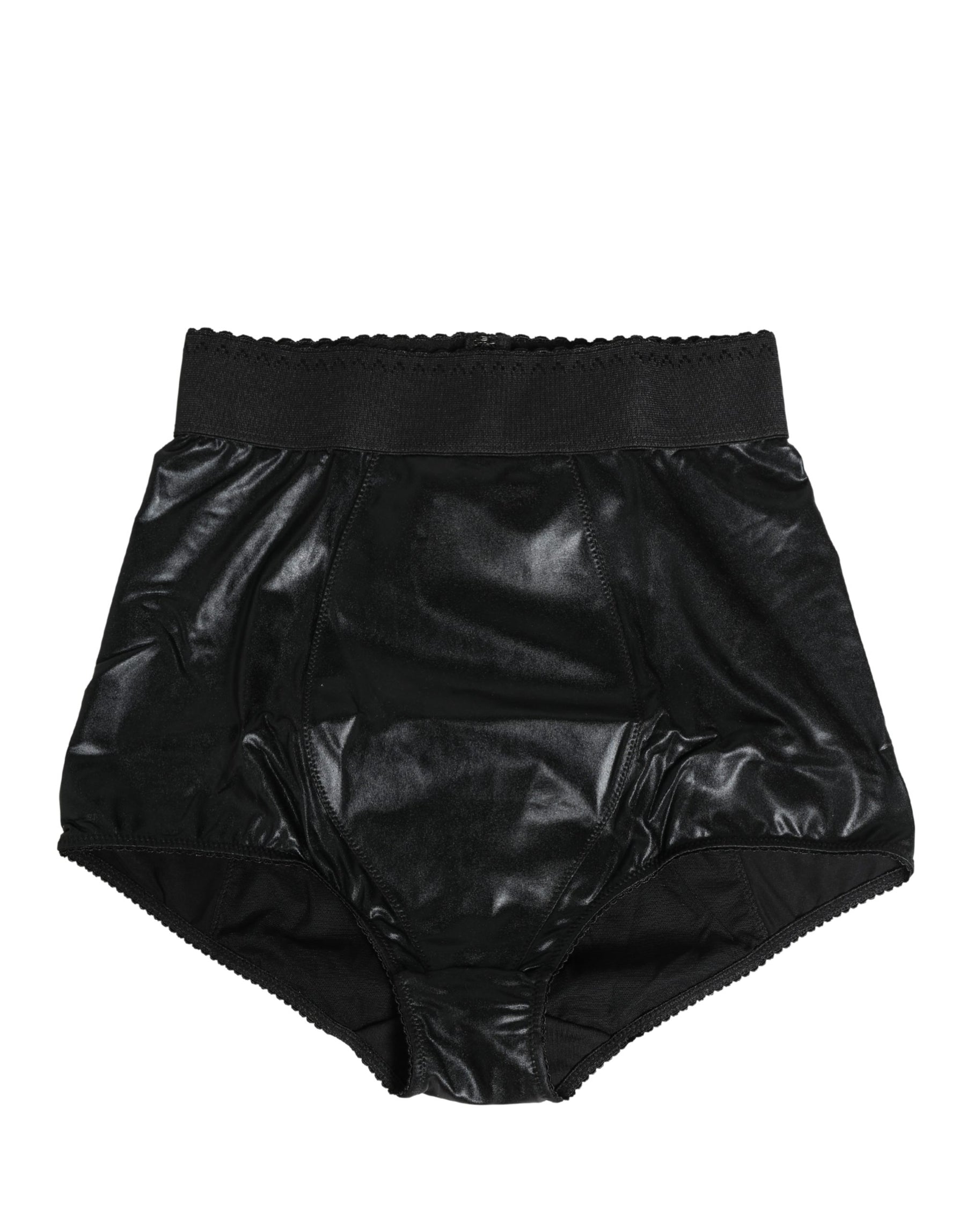 Dolce & Gabbana Black High Waisted Slip Girdle Panty Underwear | Regal Royce