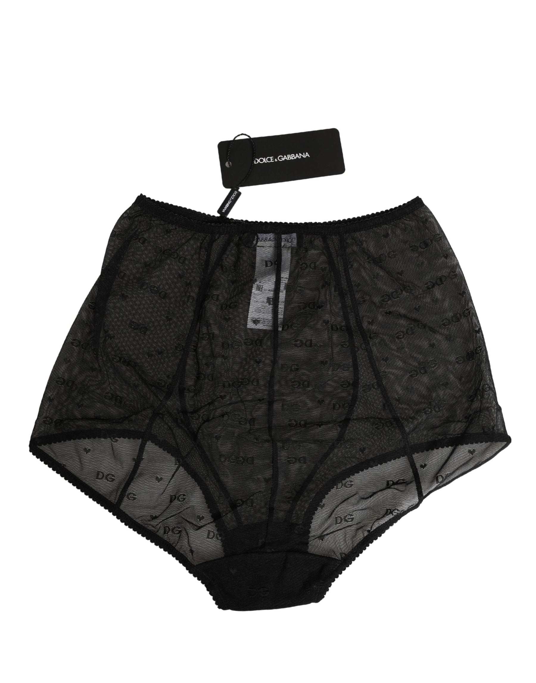 Dolce & Gabbana Black Nylon Stretch Slip Girdle Panty Underwear | Regal Royce