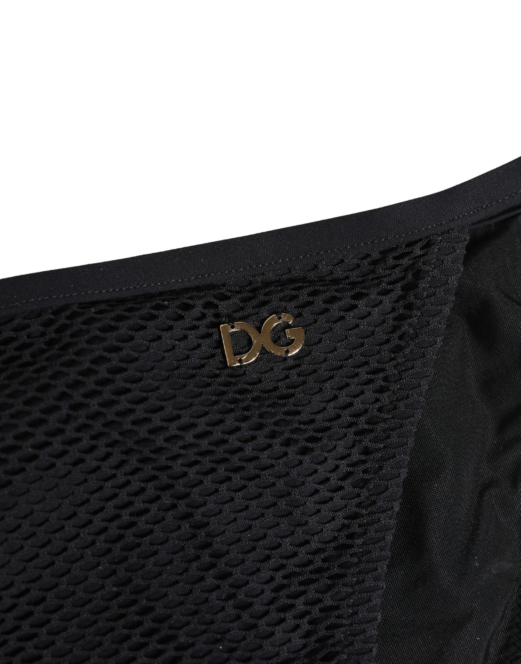 Dolce & Gabbana Black Tie-Side Bikini Bottom Swimsuit Swimwear | Regal Royce