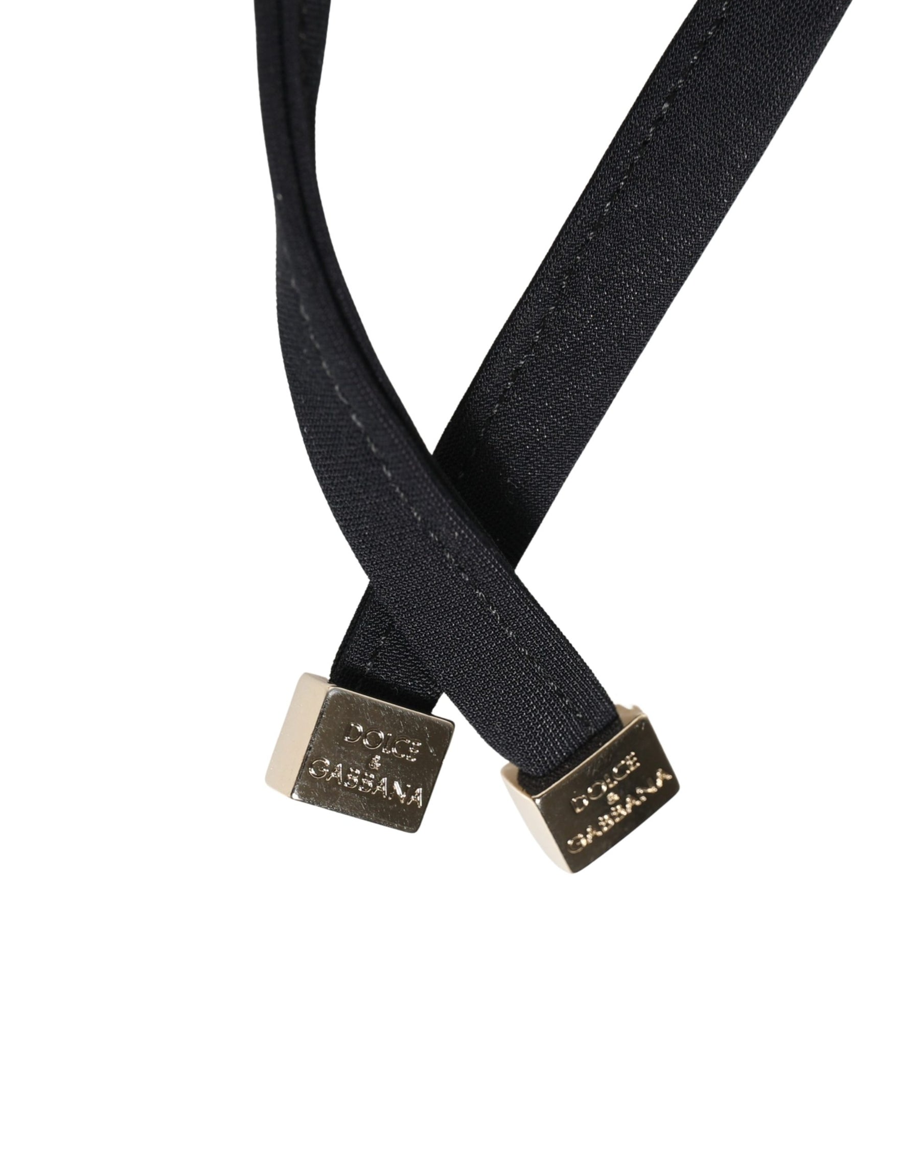 Dolce & Gabbana Black Tie-Side Bikini Bottom Swimsuit Swimwear | Regal Royce