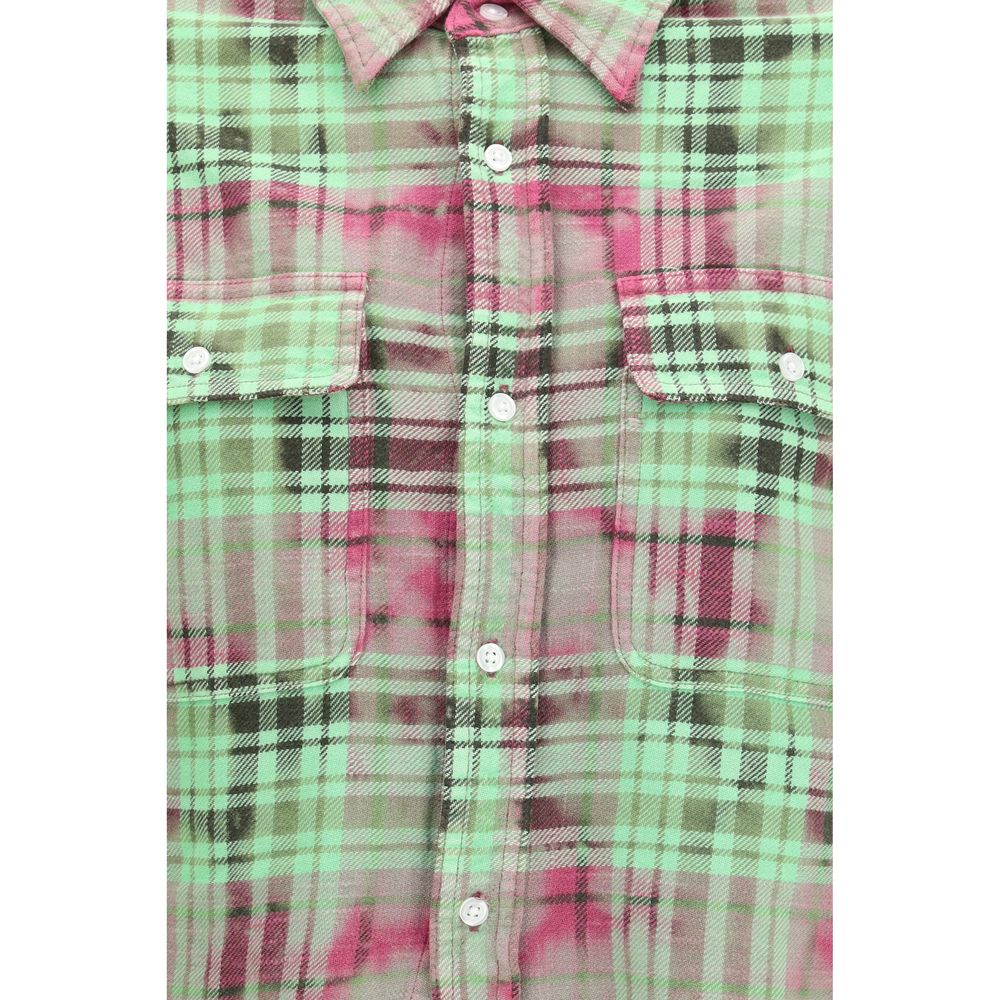 R13 Bicolor Cotton Pattern Shirt | Regal Royce