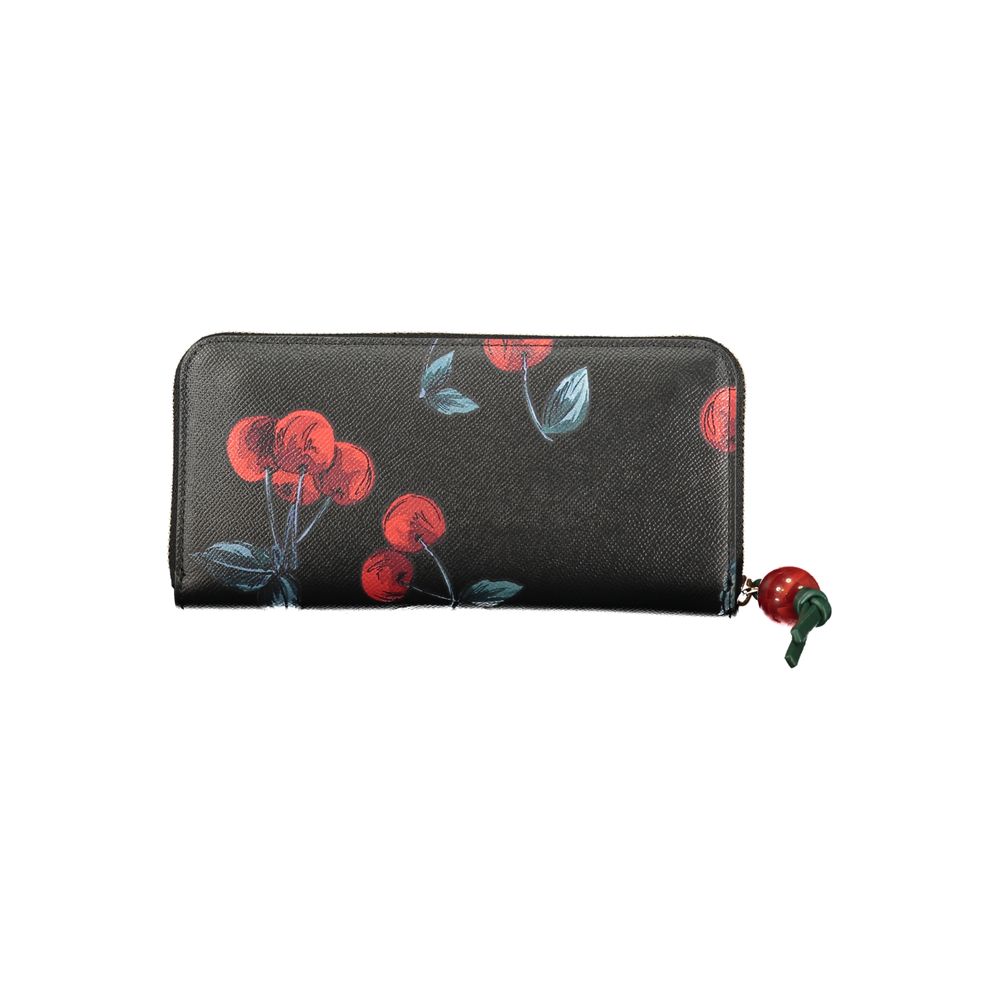Twinset Black Polyurethane Women's Wallet | Regal Royce