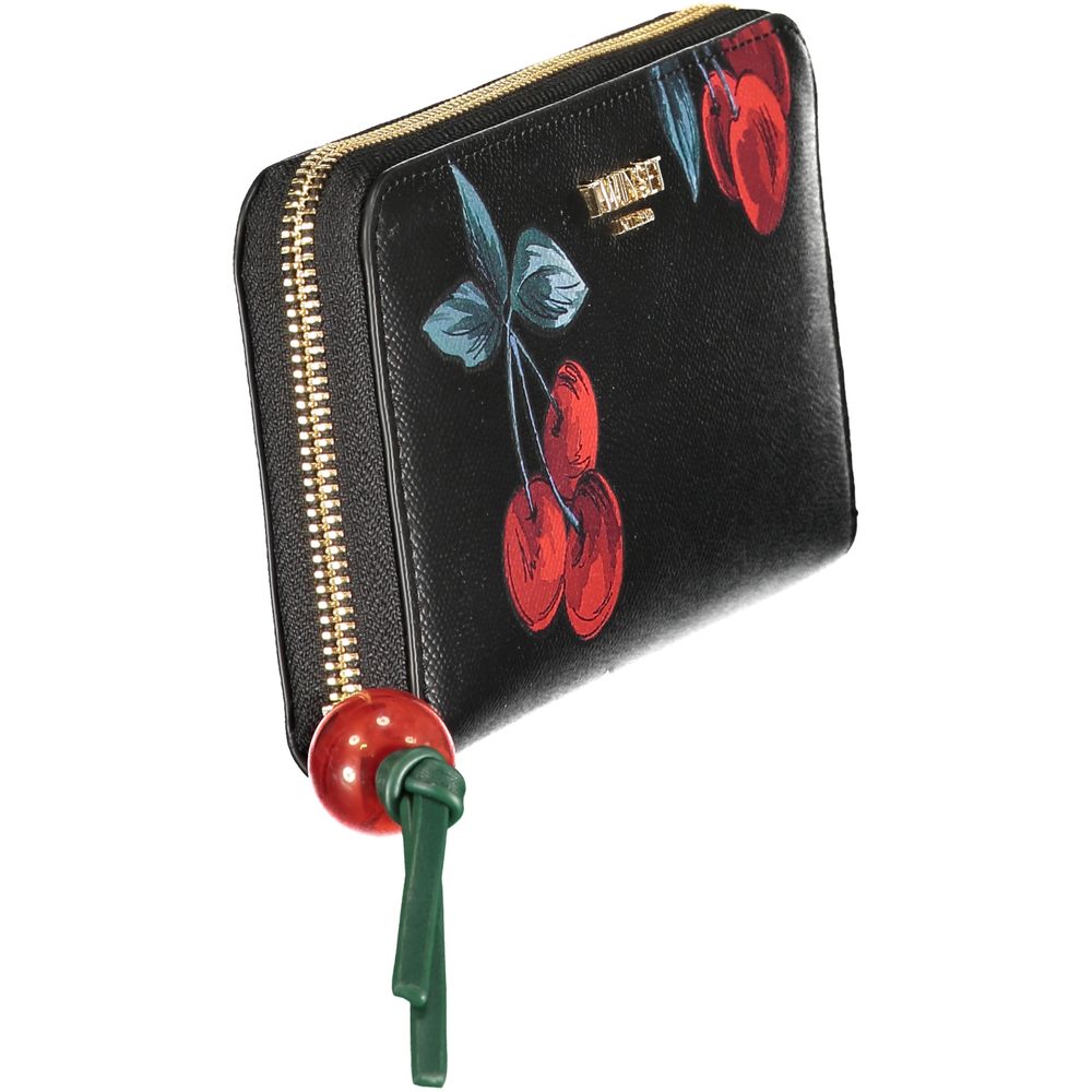 Twinset Black Polyurethane Women's Wallet | Regal Royce