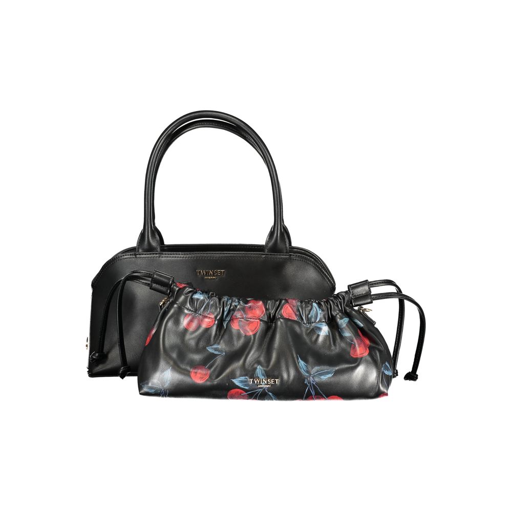 Twinset Black Polyurethane Women's Bag | Regal Royce