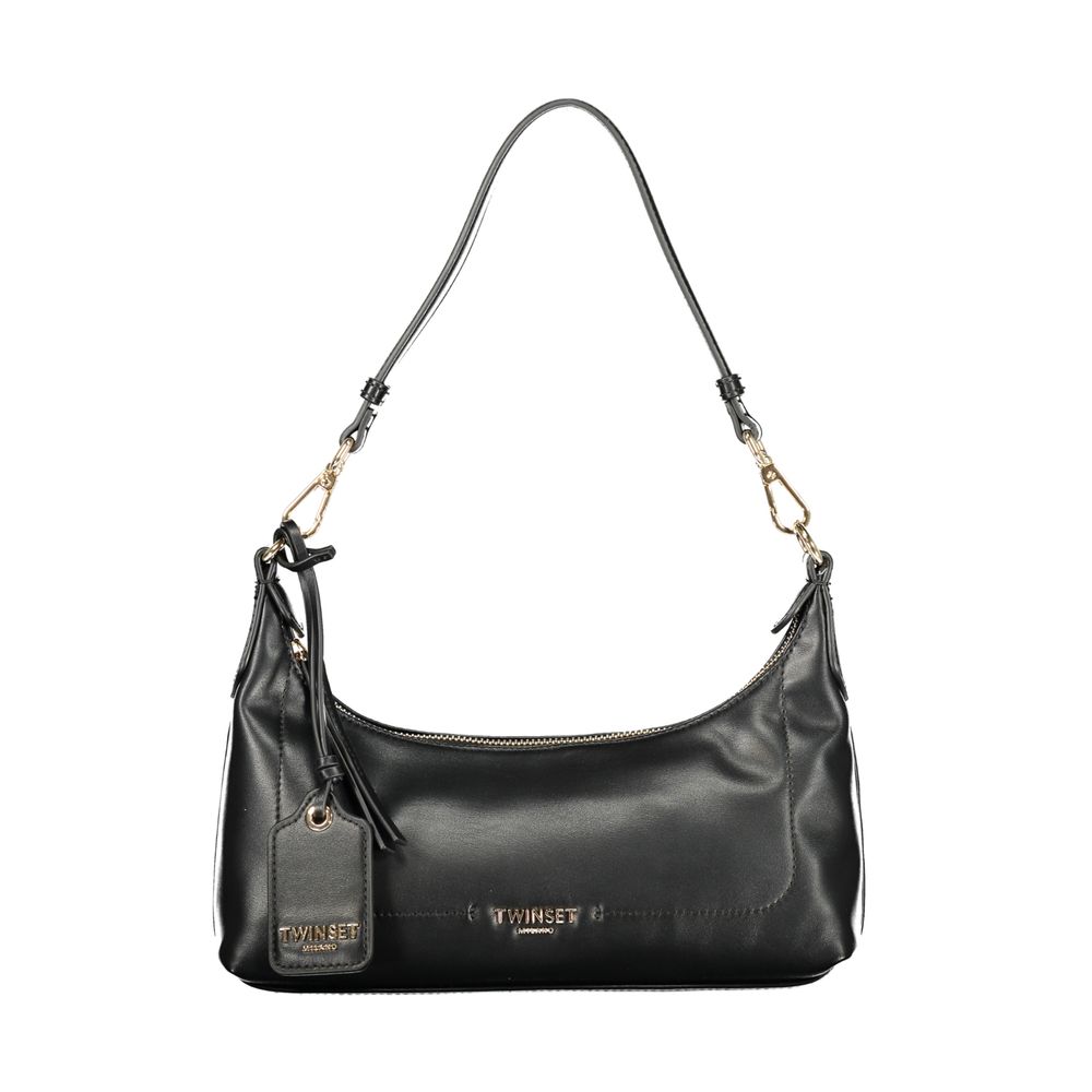 Twinset Black Polyurethane Women's Bag | Regal Royce