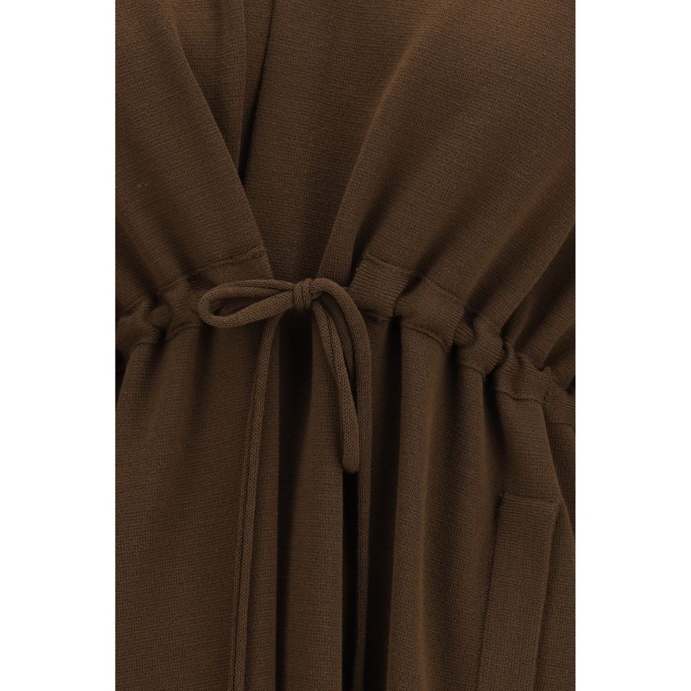 Ella Brown Viscose Coat | Regal Royce
