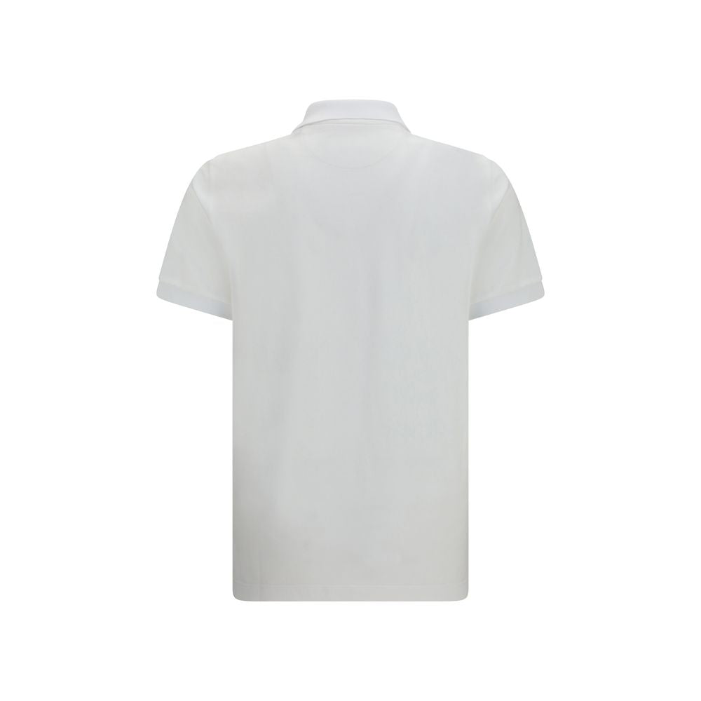 Fendi White Cotton Polo Shirt | Regal Royce