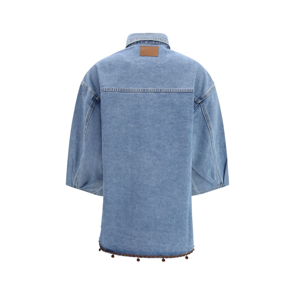 Ella Blue Cotton Denim Jacket | Regal Royce