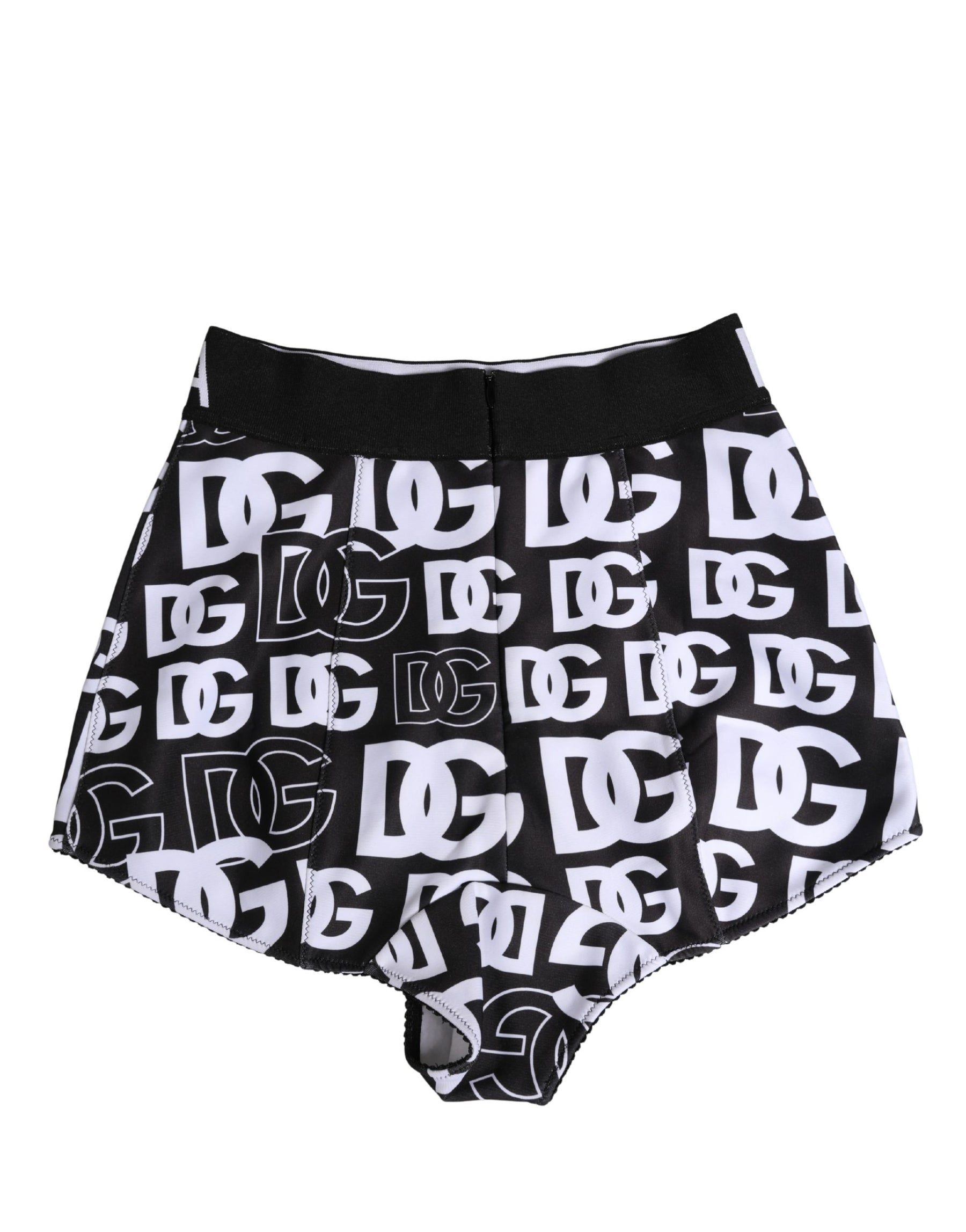 Dolce & Gabbana Black White DG Logo Waistband Girdle Underwear | Regal Royce