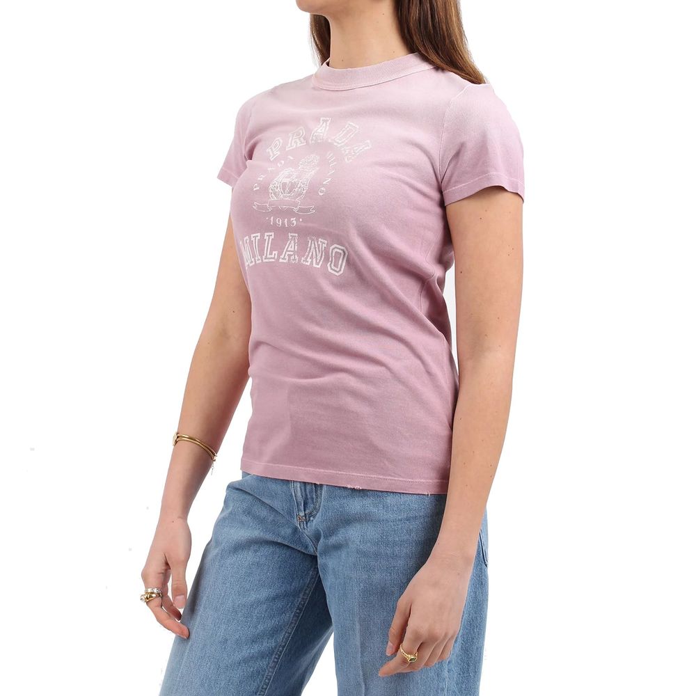 Prada Multicolor Cotton T-Shirt | Regal Royce