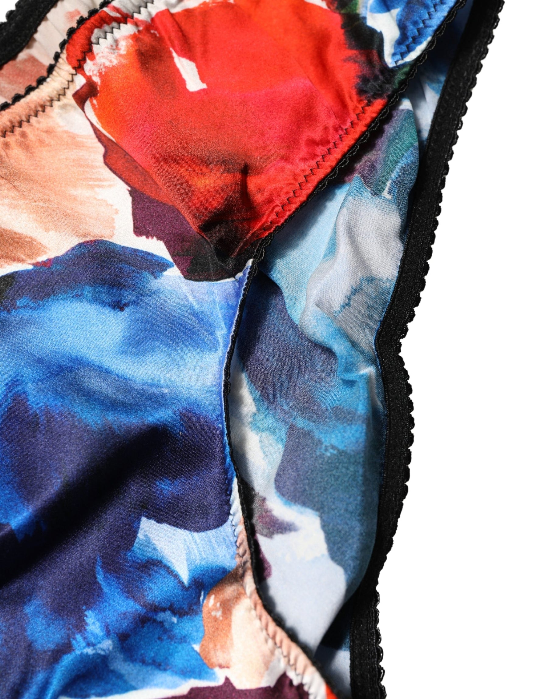 Dolce & Gabbana Multicolor Floral Mid Waist Brief Panty Underwear | Regal Royce