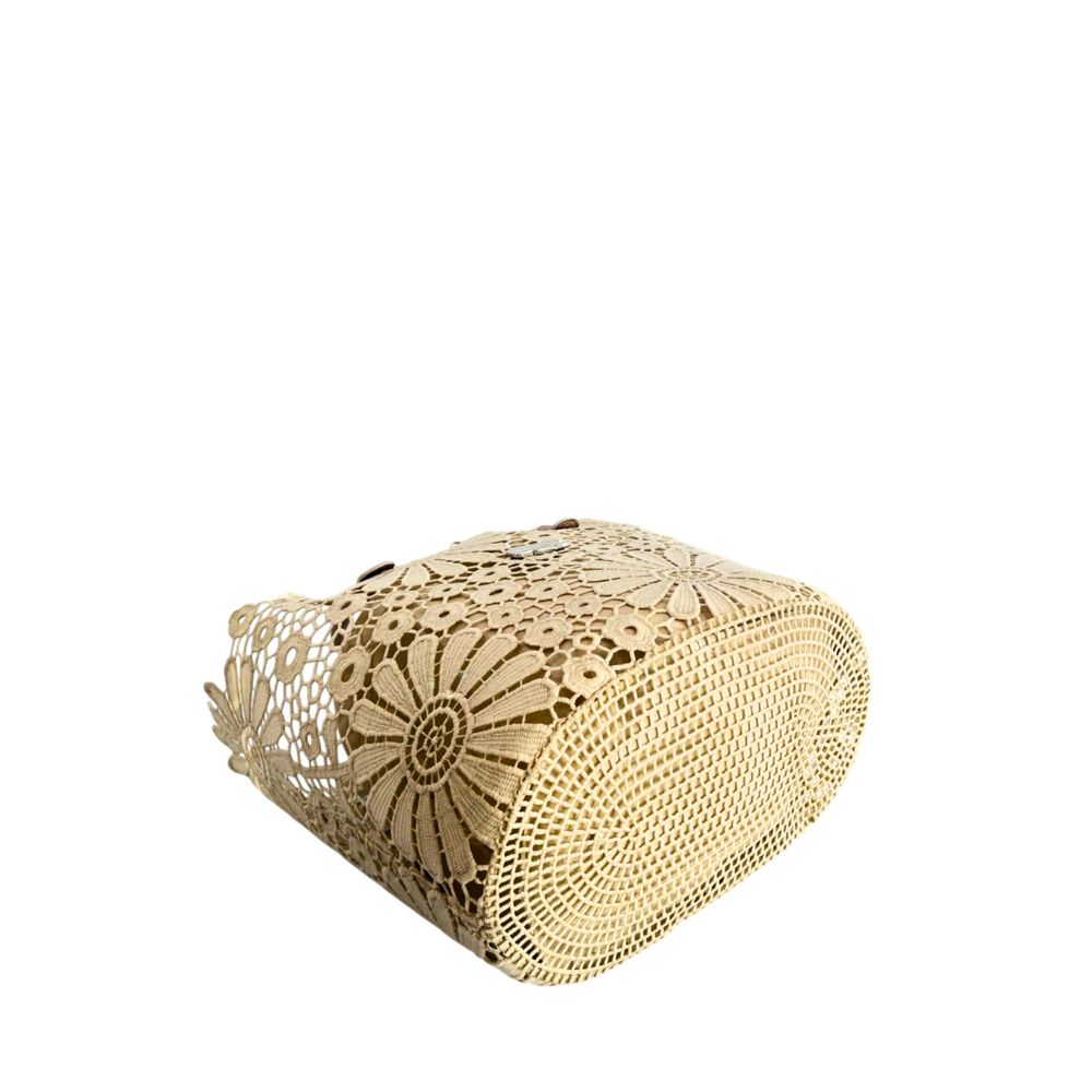 Baldinini Trend Beige PU Women Handbag | Regal Royce