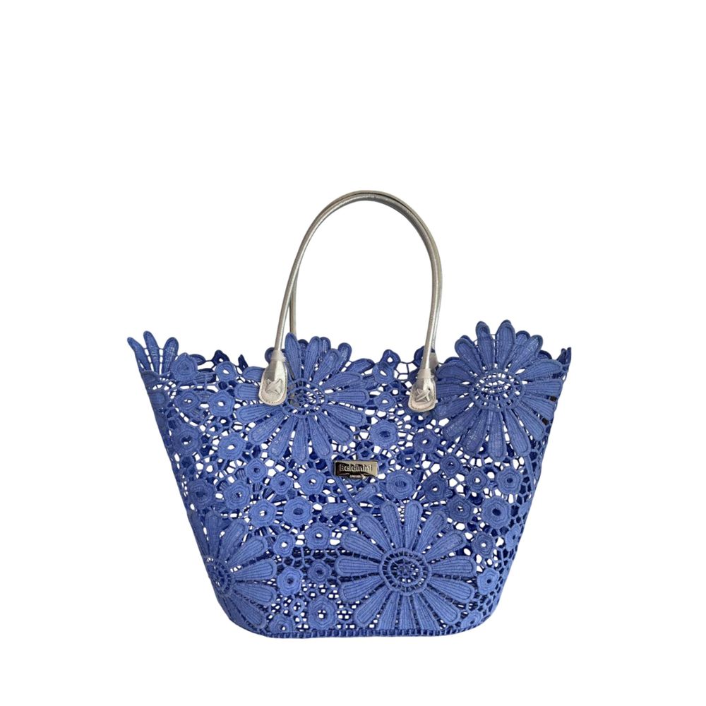 Baldinini Trend Blue PU Women Handbag | Regal Royce