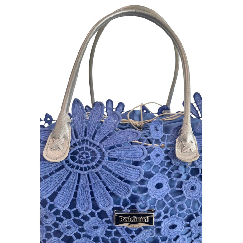 Baldinini Trend Blue PU Women Handbag | Regal Royce