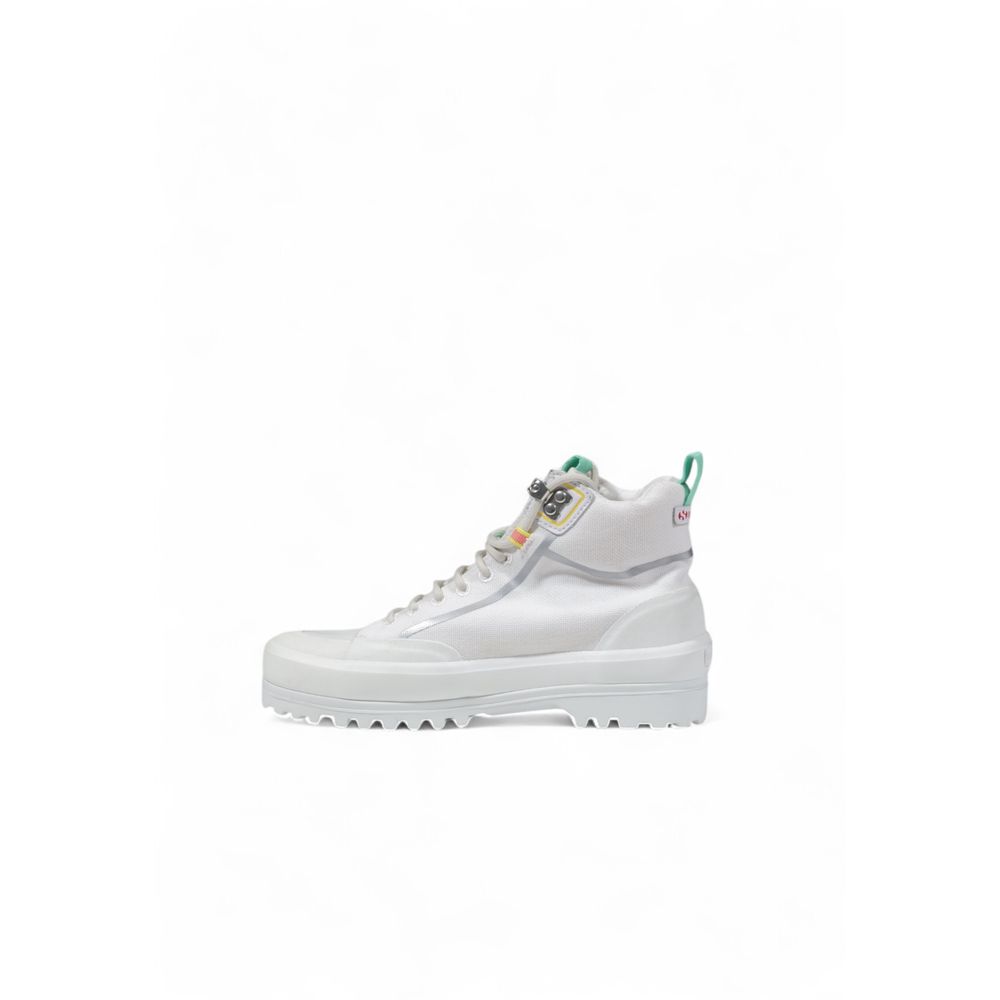 Superga White Fabric Chunky Sneakers | Regal Royce