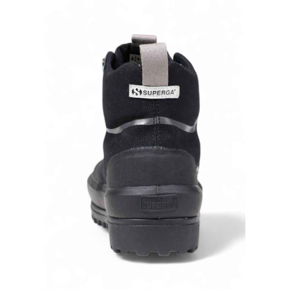 Superga Black Fabric Athletic Sneakers | Regal Royce