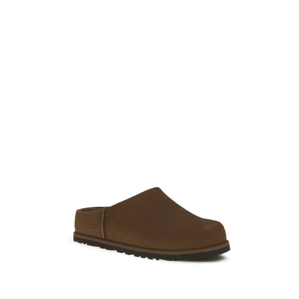 UGG Brown Calf Leather Bos Taurus Clogs | Regal Royce