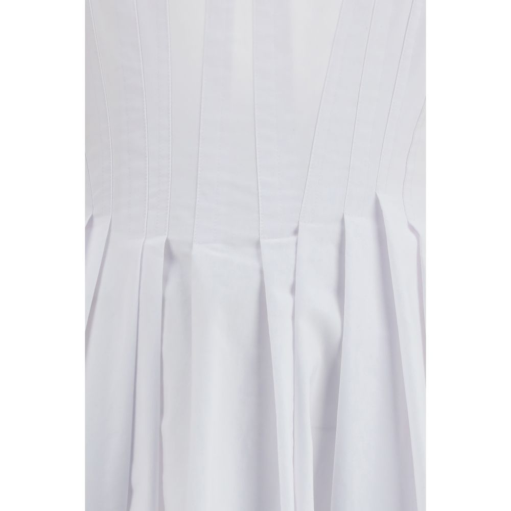 Max Mara White Cotton Casual Dress | Regal Royce
