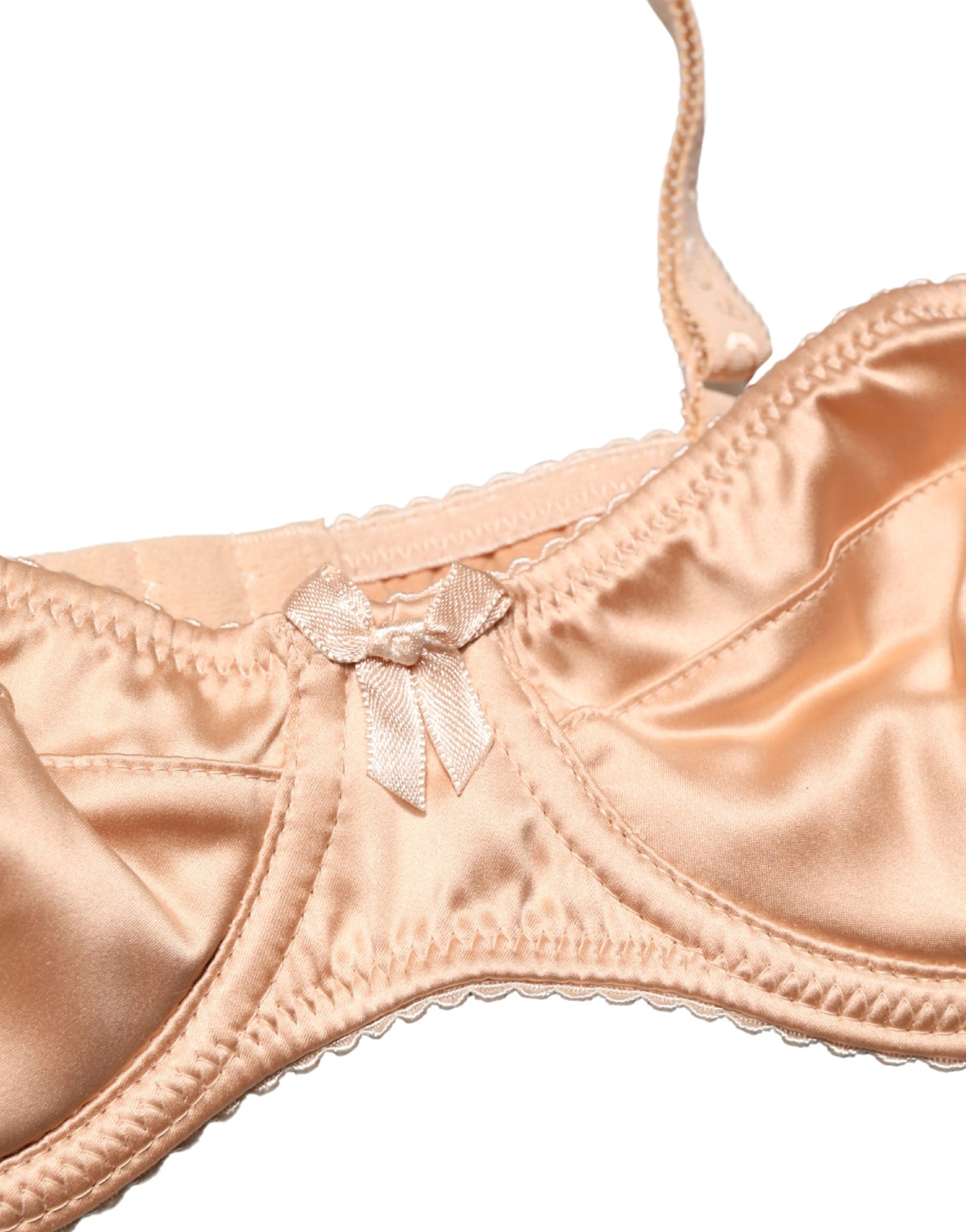Dolce & Gabbana Beige Semi-Pad Underwire Balconette Bra Underwear | Regal Royce