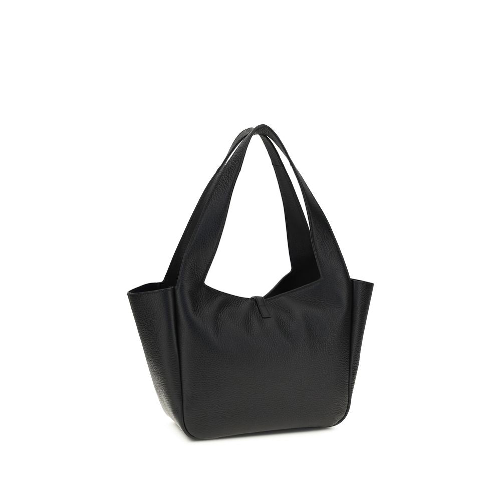Saint Laurent Black Other Fibres Shoulder Bag | Regal Royce