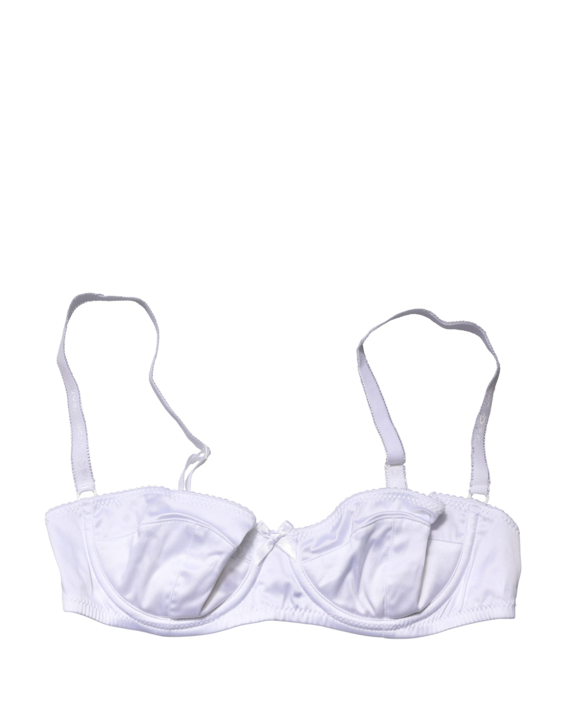 Dolce & Gabbana White Semi-Pad Underwire Balconette Bra Underwear | Regal Royce