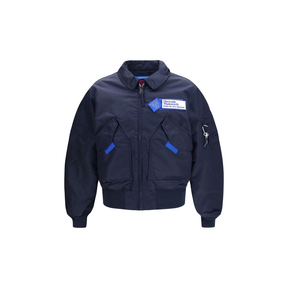 GR10K Blue Nylon Bomber | Regal Royce