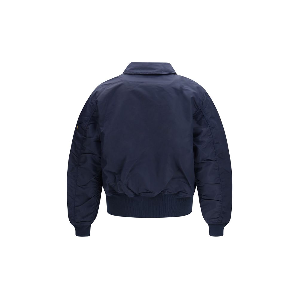 GR10K Blue Nylon Bomber | Regal Royce