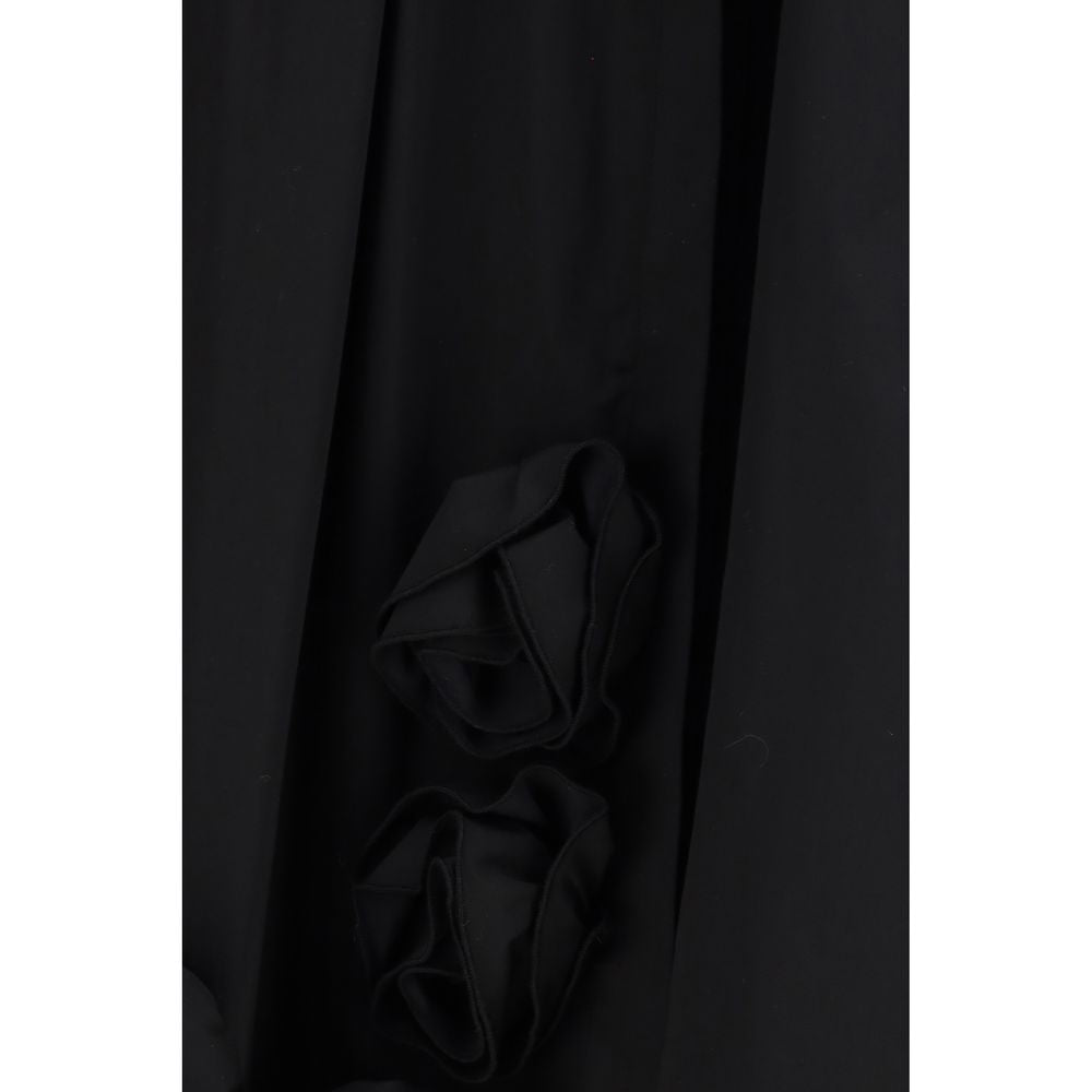 Ella Black Cotton Casual Dress | Regal Royce