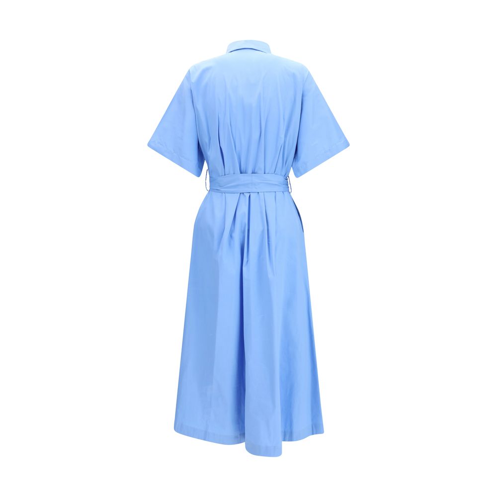 Ella Blue Cotton Casual Dress | Regal Royce