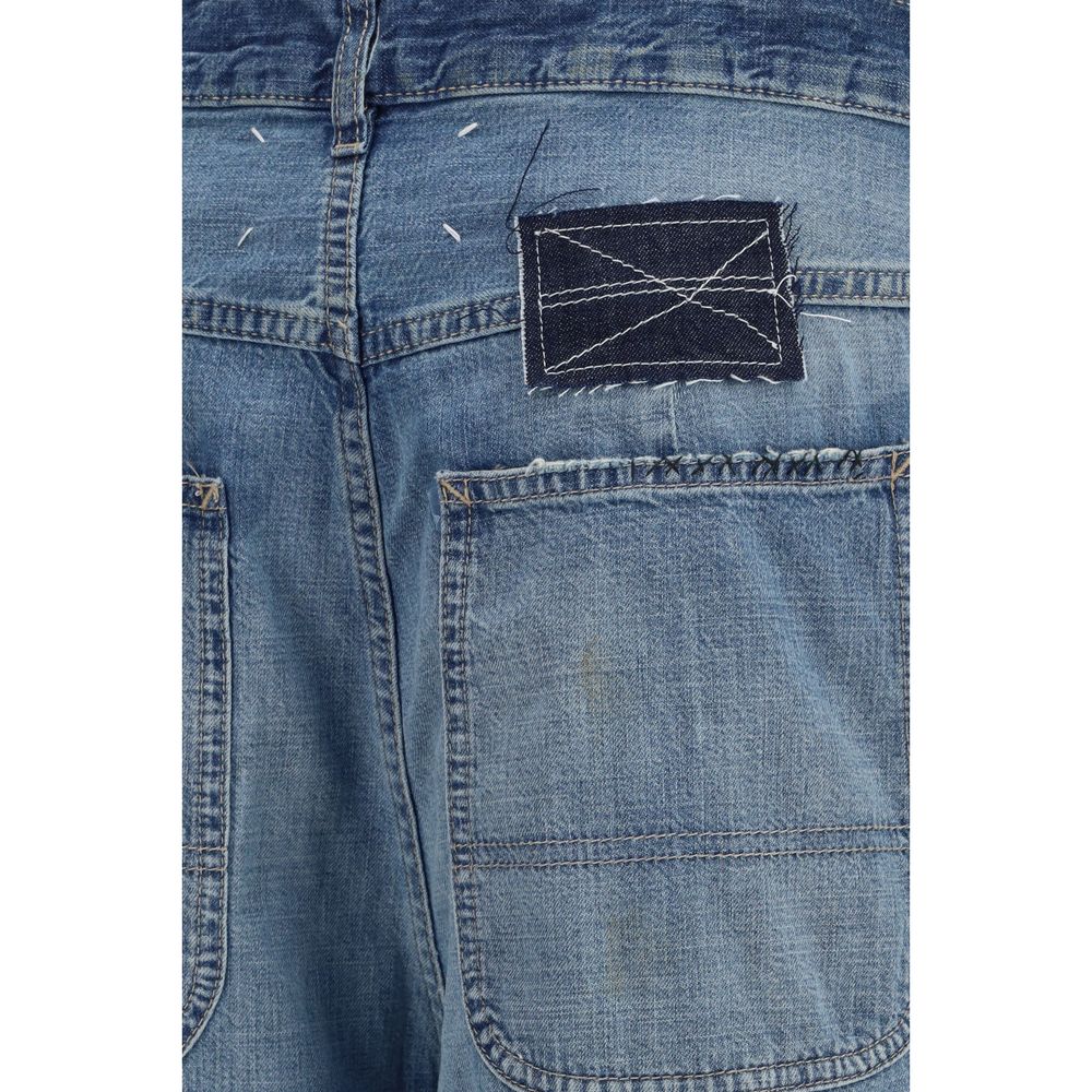 Maison Margiela Blue Cotton Relaxed Fit Jeans | Regal Royce