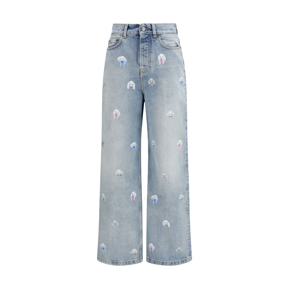 Fiorucci Blue Cotton Relaxed Fit Jeans | Regal Royce