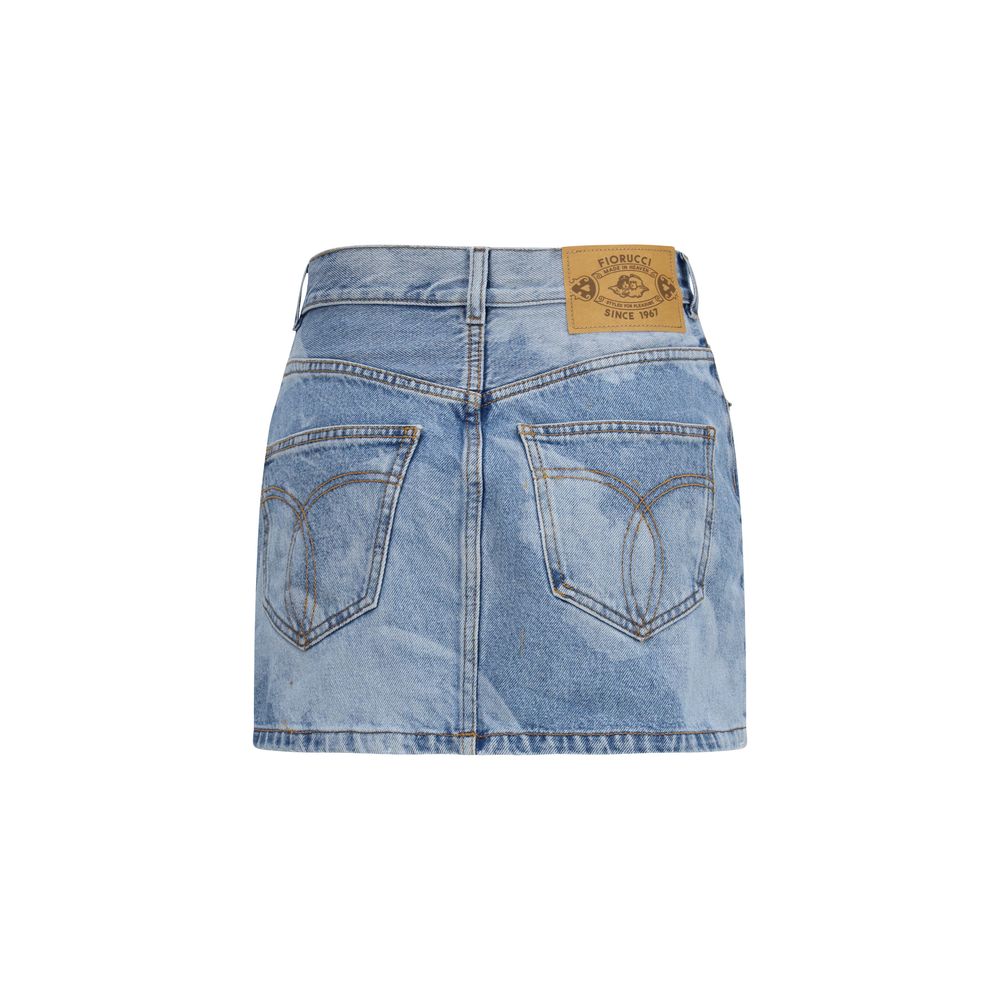 Fiorucci Blue Denim Skirt | Regal Royce