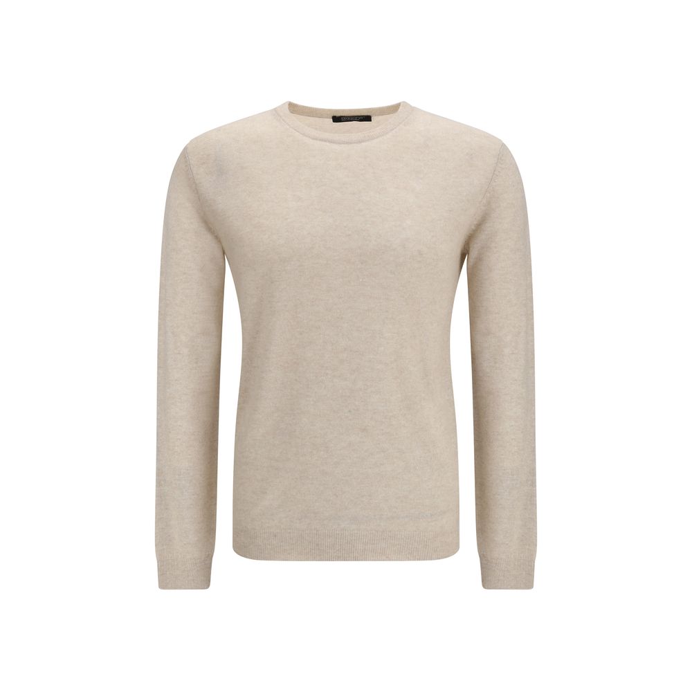 Aragona Cashmere Beige Cashmere Sweater | Regal Royce