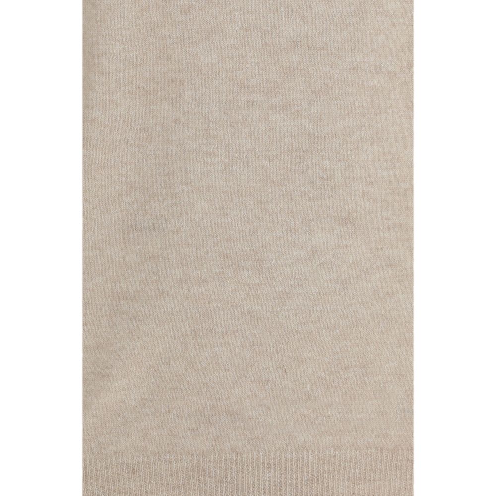 Aragona Cashmere Beige Cashmere Sweater | Regal Royce