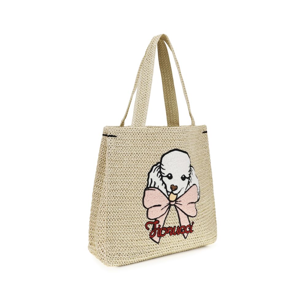 Fiorucci Beige Paper Shoulder Bag | Regal Royce