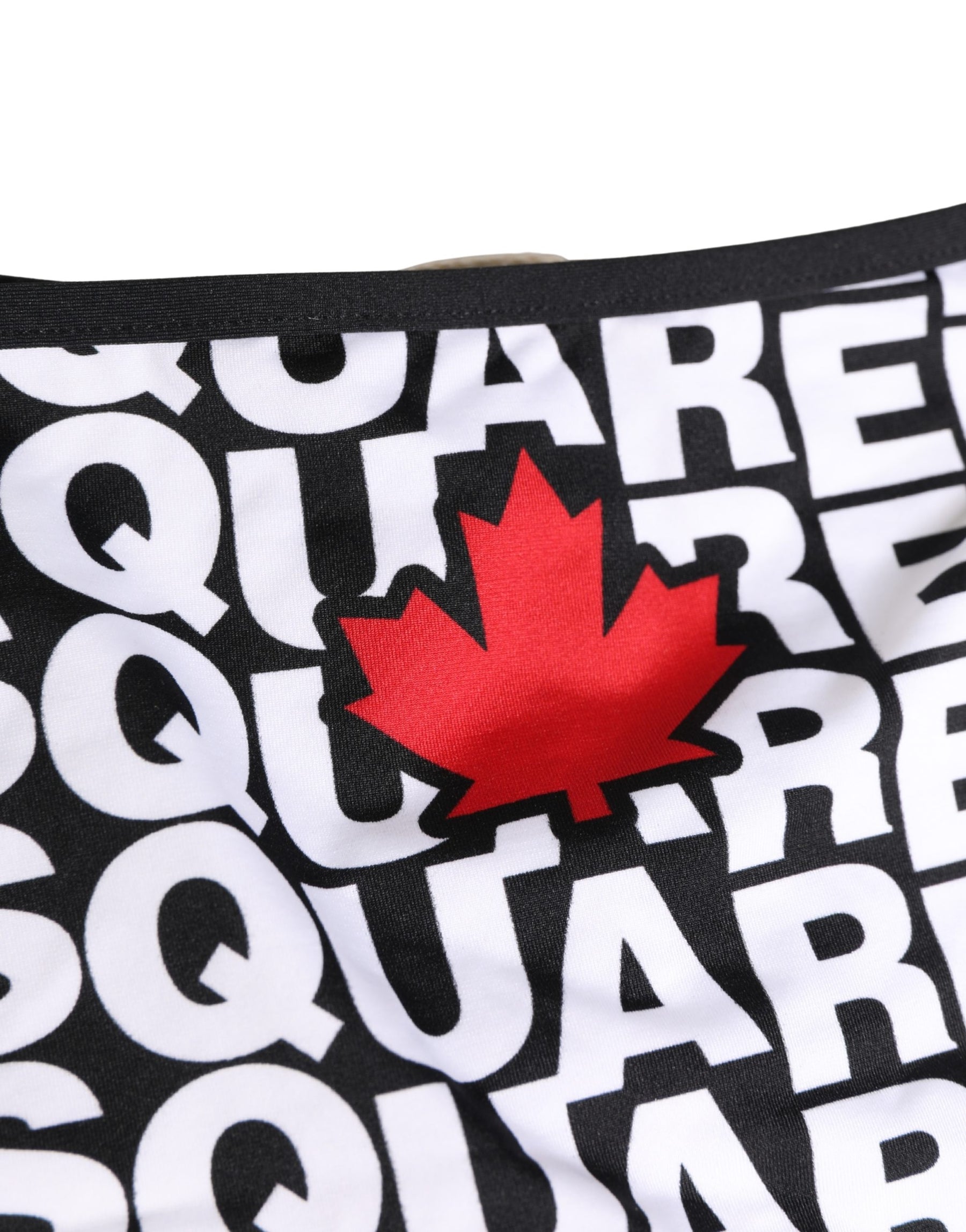 Dsquared² Multicolor Nylon Logo Print Bikini Bottom Swimwear | Regal Royce