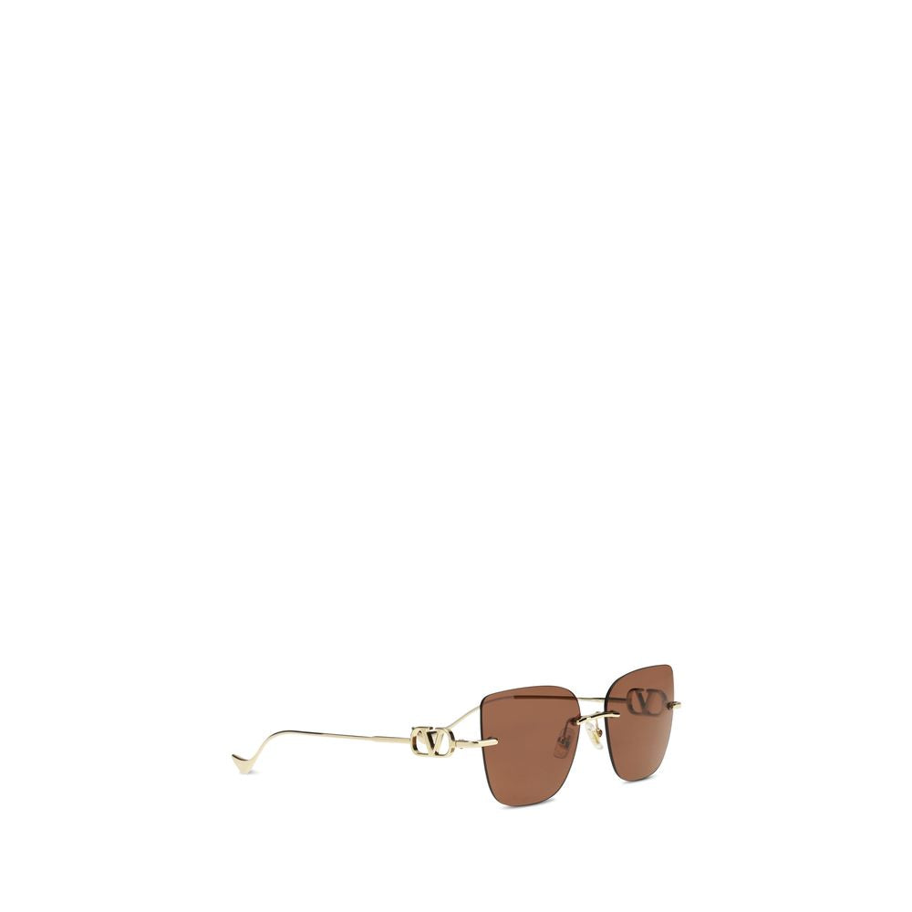 Valentino Garavani Brown Metal Sunglasses | Regal Royce